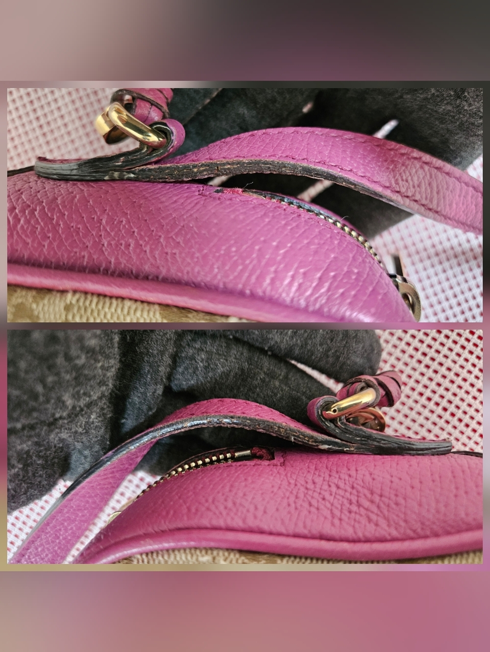 GUCCI Canvas Bree Camera Shoulder Bag AUTHENTIC - Picture 15 of 16